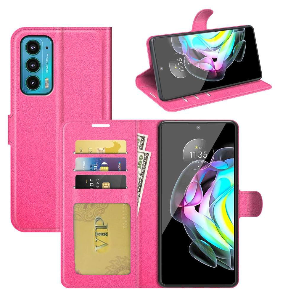 Leather Folio Wallet Case for Motorola Moto Edge (2021) Leather Folio Wallet Case for Motorola Moto Edge (2021)